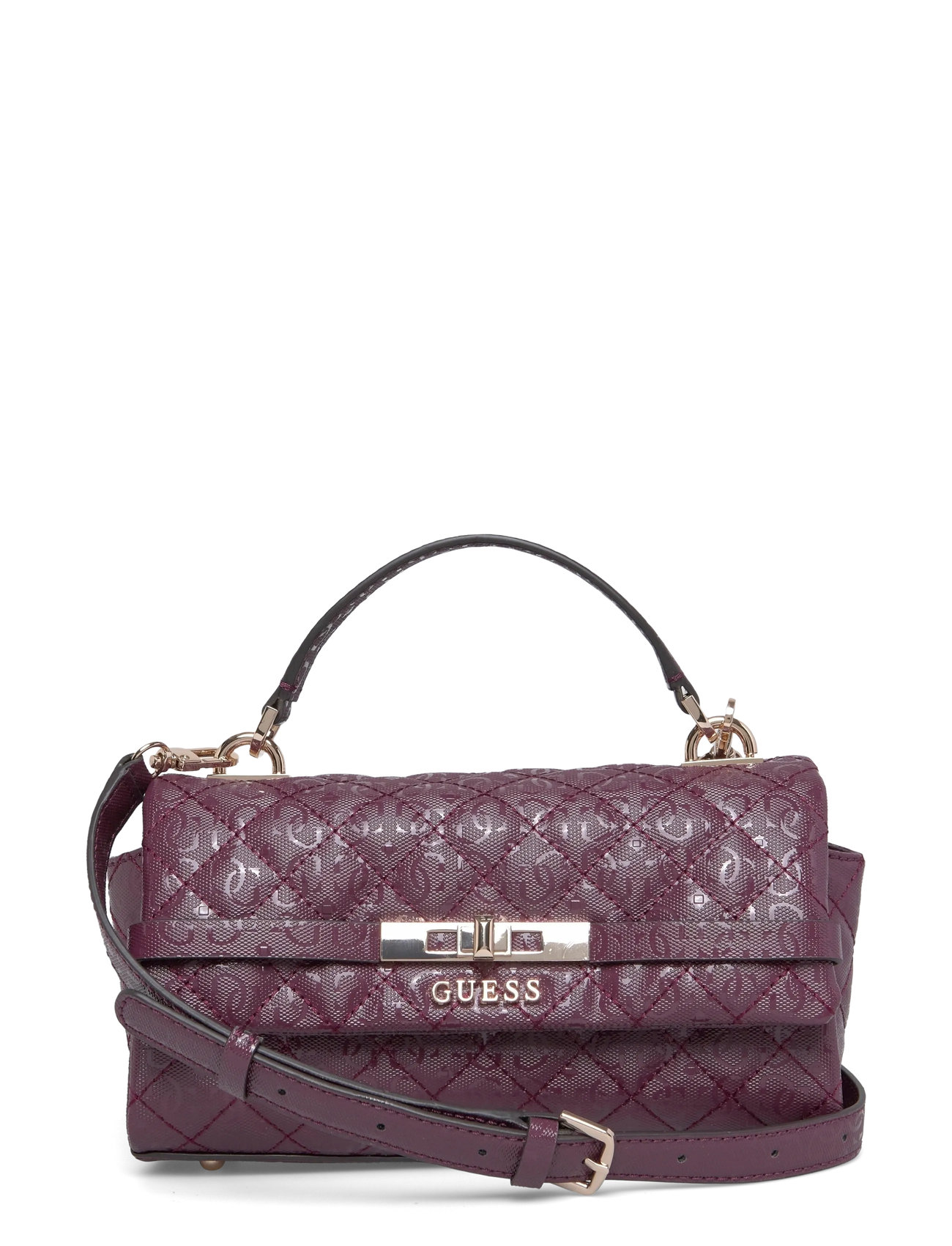 GUESS Idra Oberteil Handle Flap Lila - One Size - Damen
