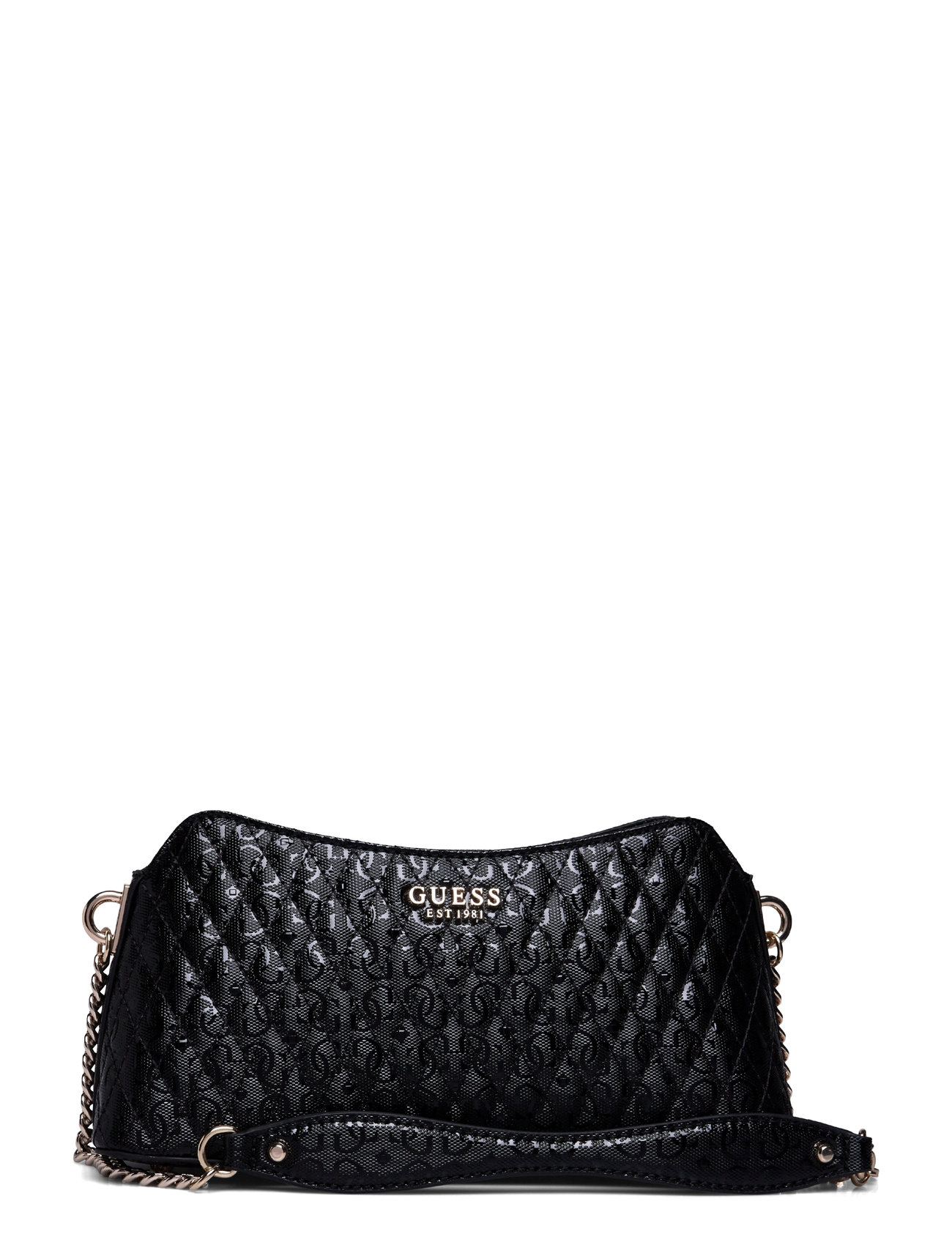 GUESS Betula Top Zip Shoulder Bag Svart