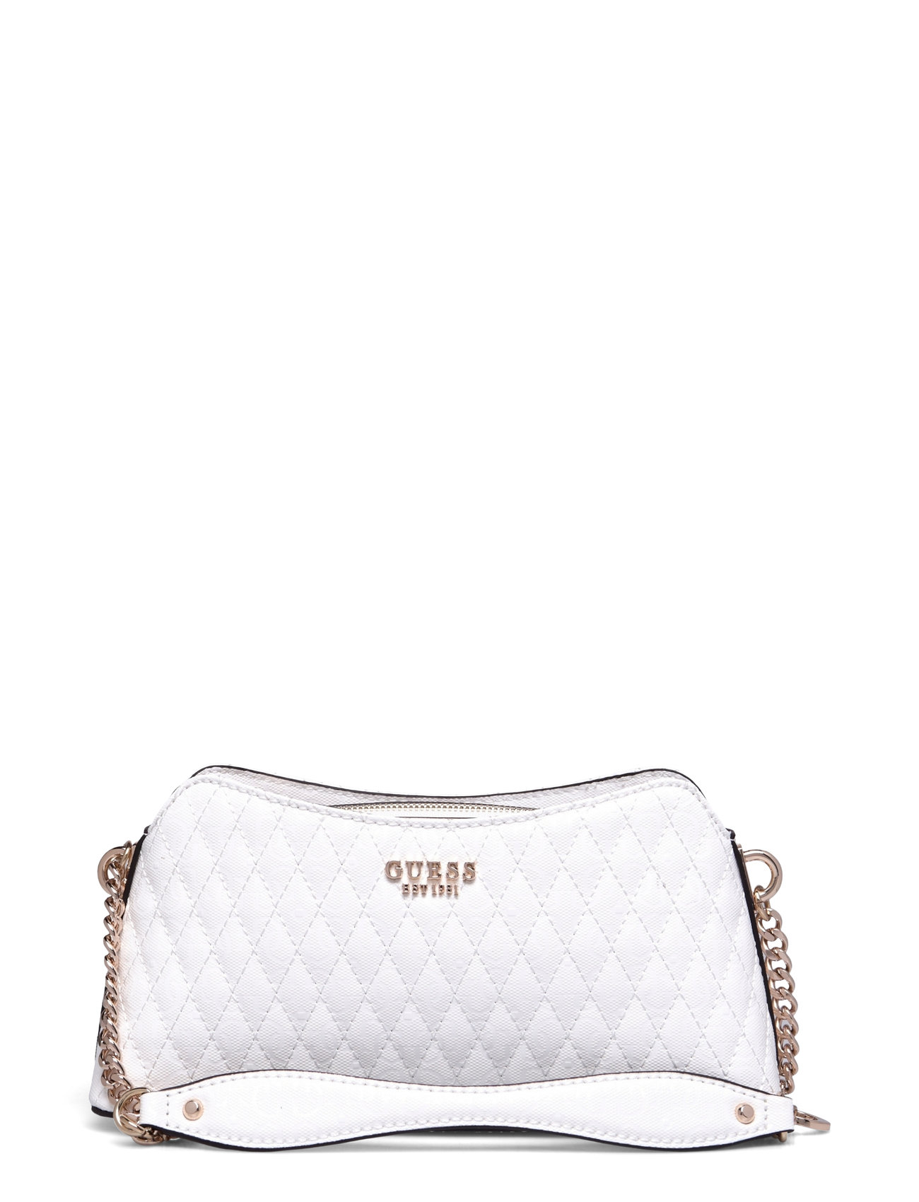 GUESS Betula Top Zip Shoulder Bag Vit