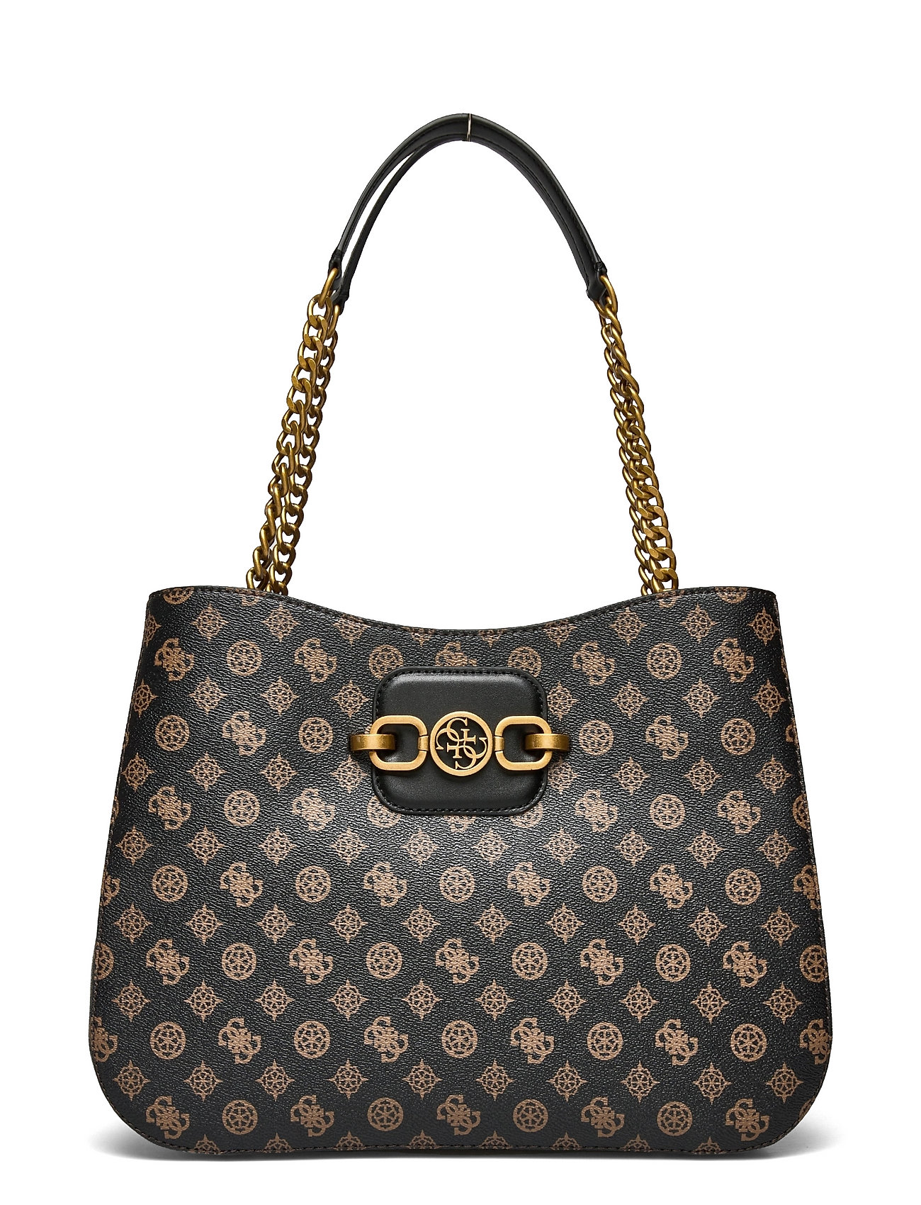 Hensely Logo Girlfriend Tote Black GUESS