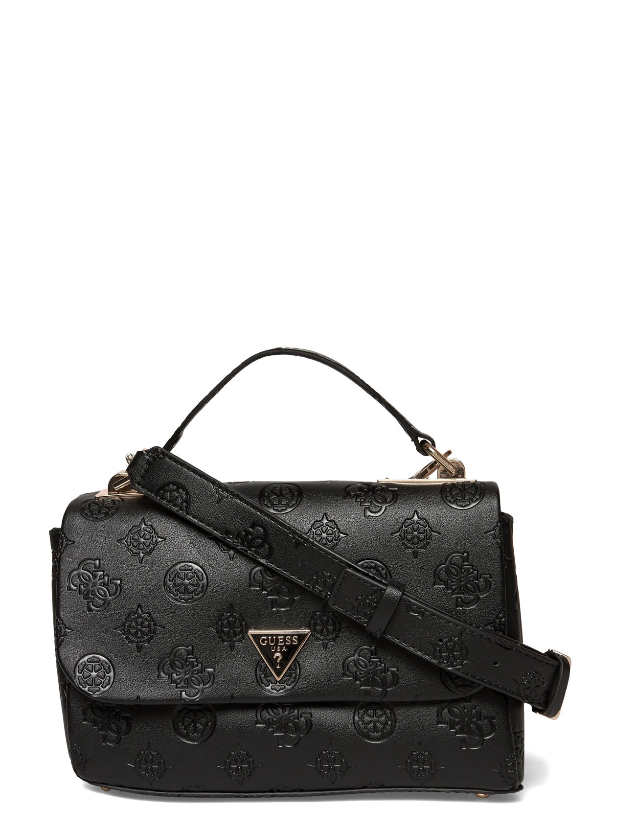 GUESS Tisha Oberteil Handle Flap Schwarz - One Size - Damen