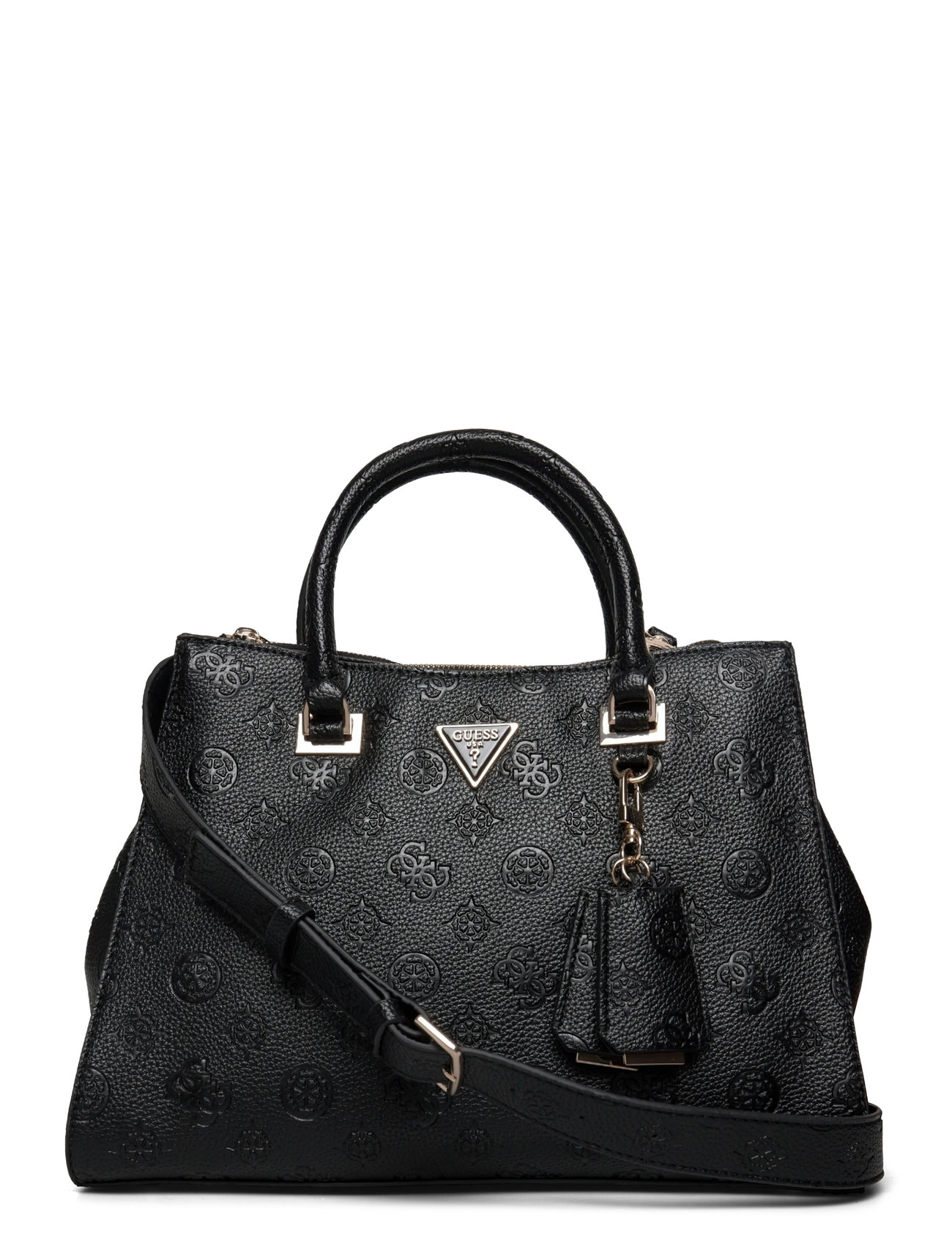 GUESS Cresidia Ii Society Satchel, One Size, Black, Tasker > Tasker Med Tophåndtag, Dame