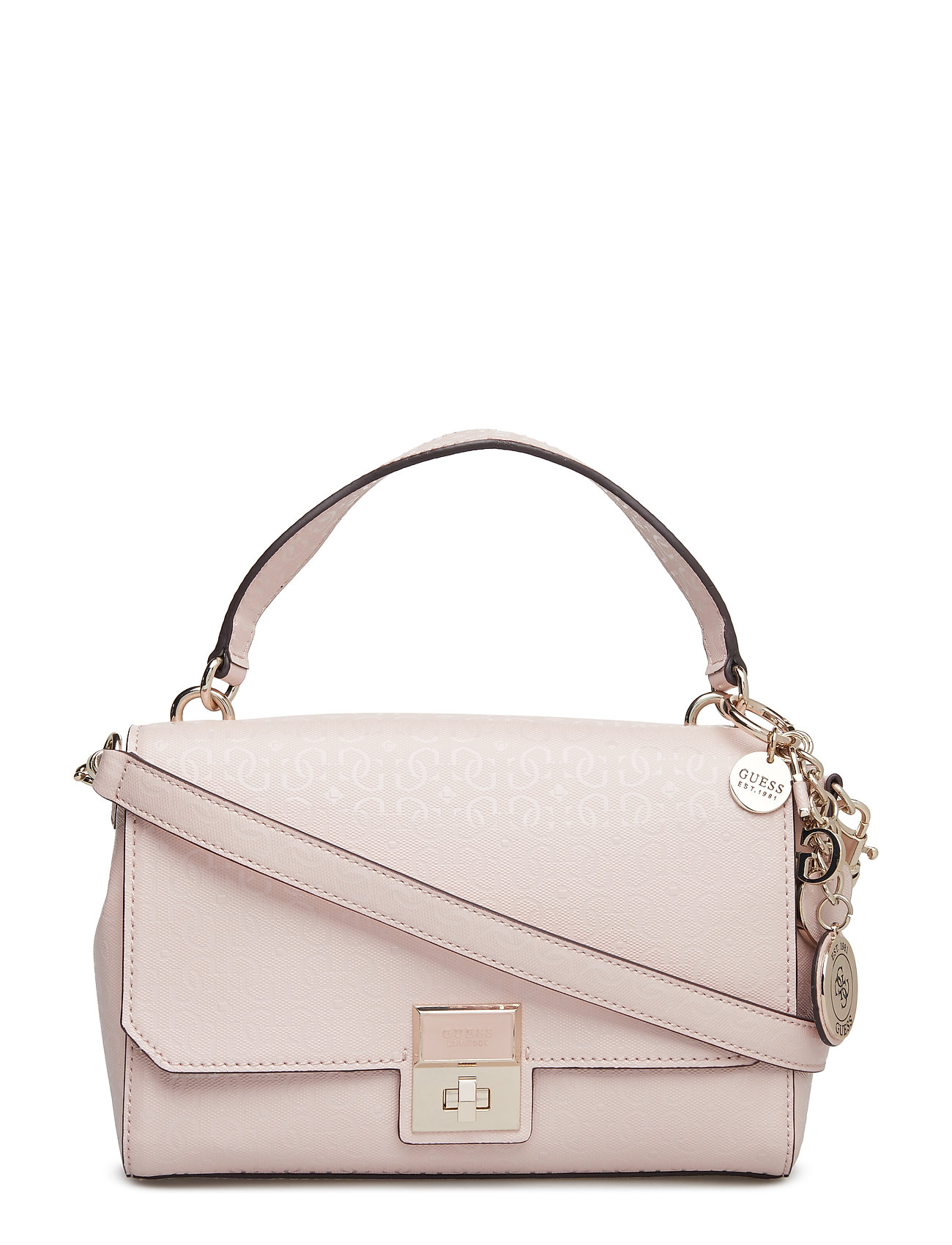 Shannon Top Handle Flap Tas Roze Guess guess kopen in de aanbieding Shannon Top Handle Flap Tas Roze Guess guess kopen in de aanbieding