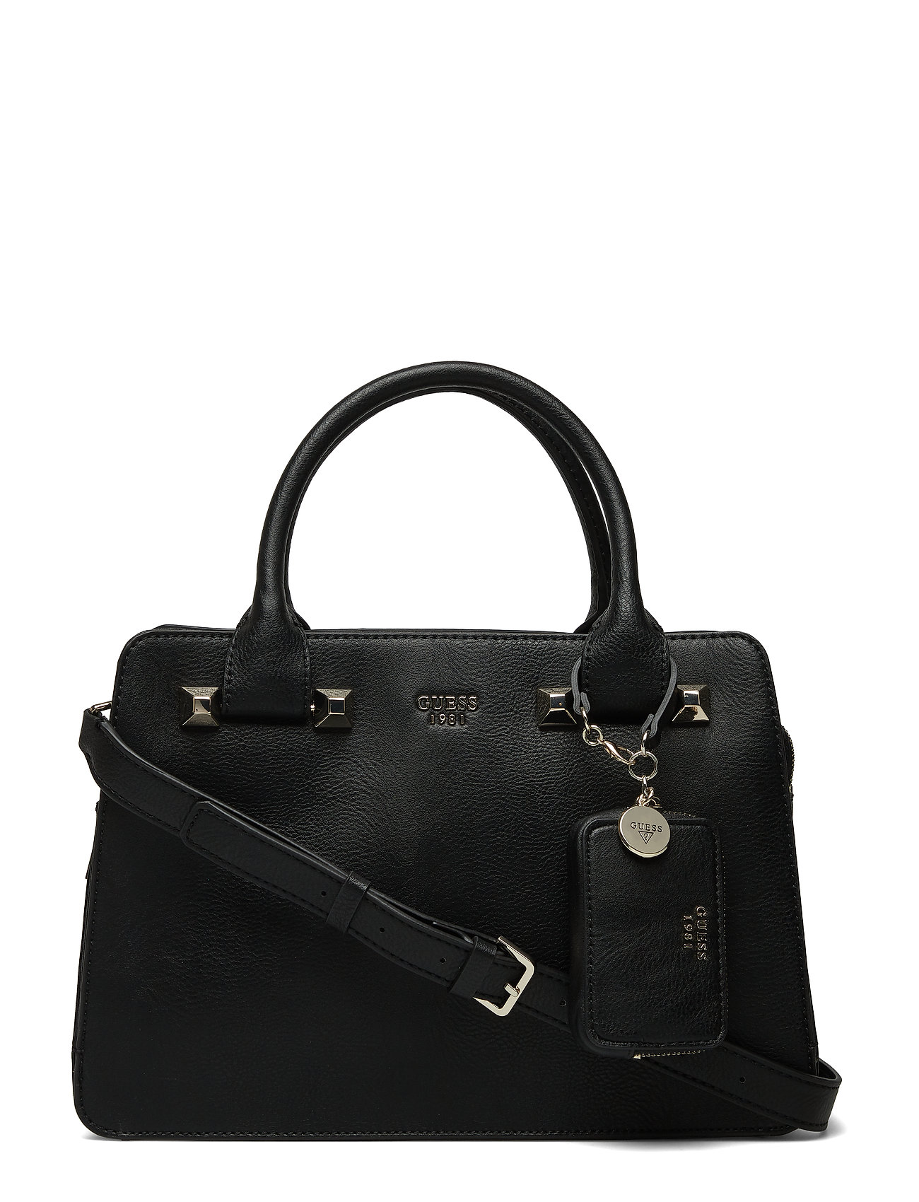 Talan Girlfriend Satchel Bags Top Handle Zwart Guess guess kopen in de aanbieding
