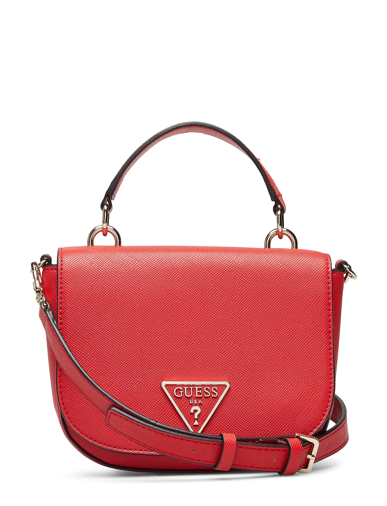 Carys Mini Top Handle Flap Bags Rood Guess guess kopen in de aanbieding