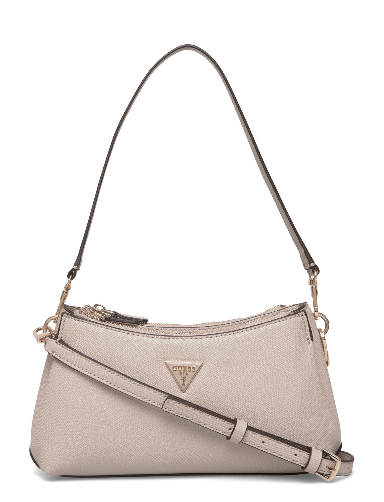 GUESS Noelle Ii 3 Comp Shldr Xbody, One Size, Cream, Tasker > Små Skuldertasker-Crossbody-Tasker, Dame