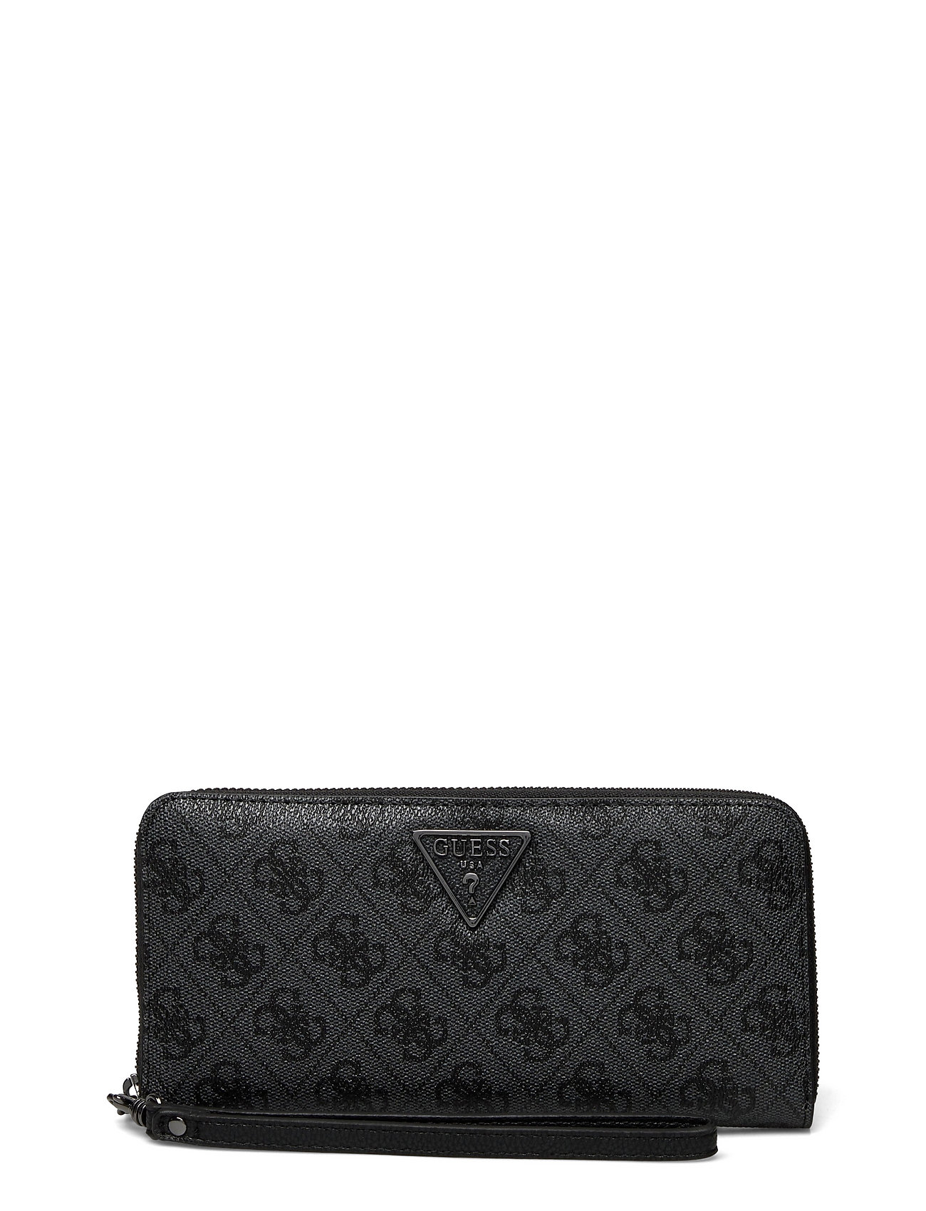 Noelle Slg Large Zip Around Black GUESS