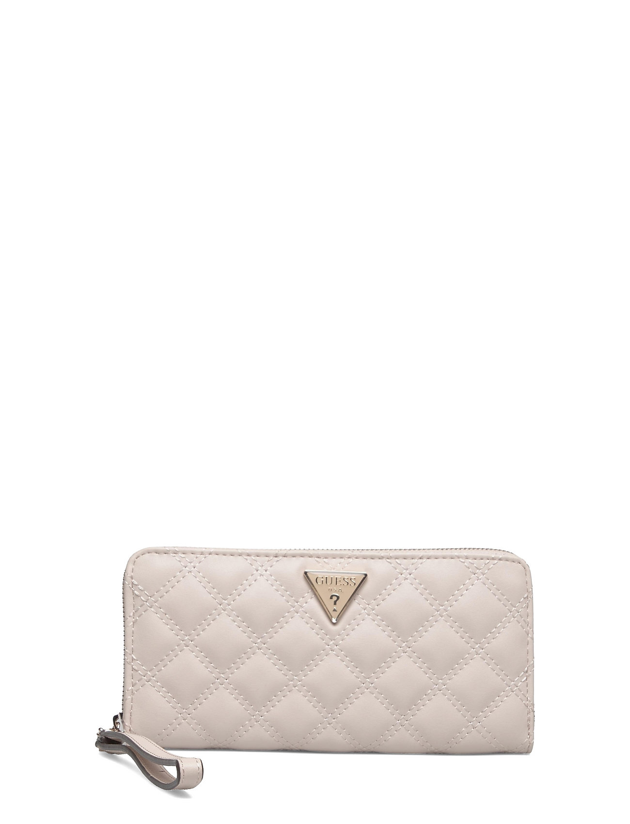 Cessily Slg Large Zip Around Cream GUESS