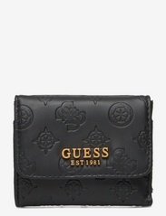 GuessGUESS Zanelle Card & Coin Purse Black Logo Marque  