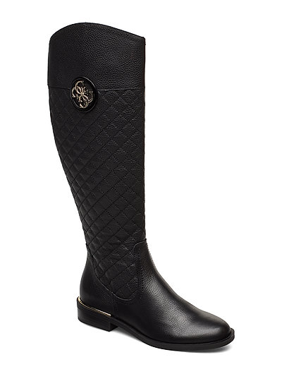 Dabrela/Stivale /Leather Hohe Stiefel Schwarz GUESS