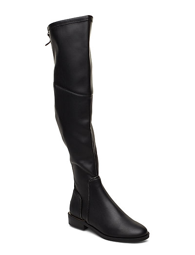 Dacian/Stivale /Leather Hohe Stiefel Schwarz GUESS