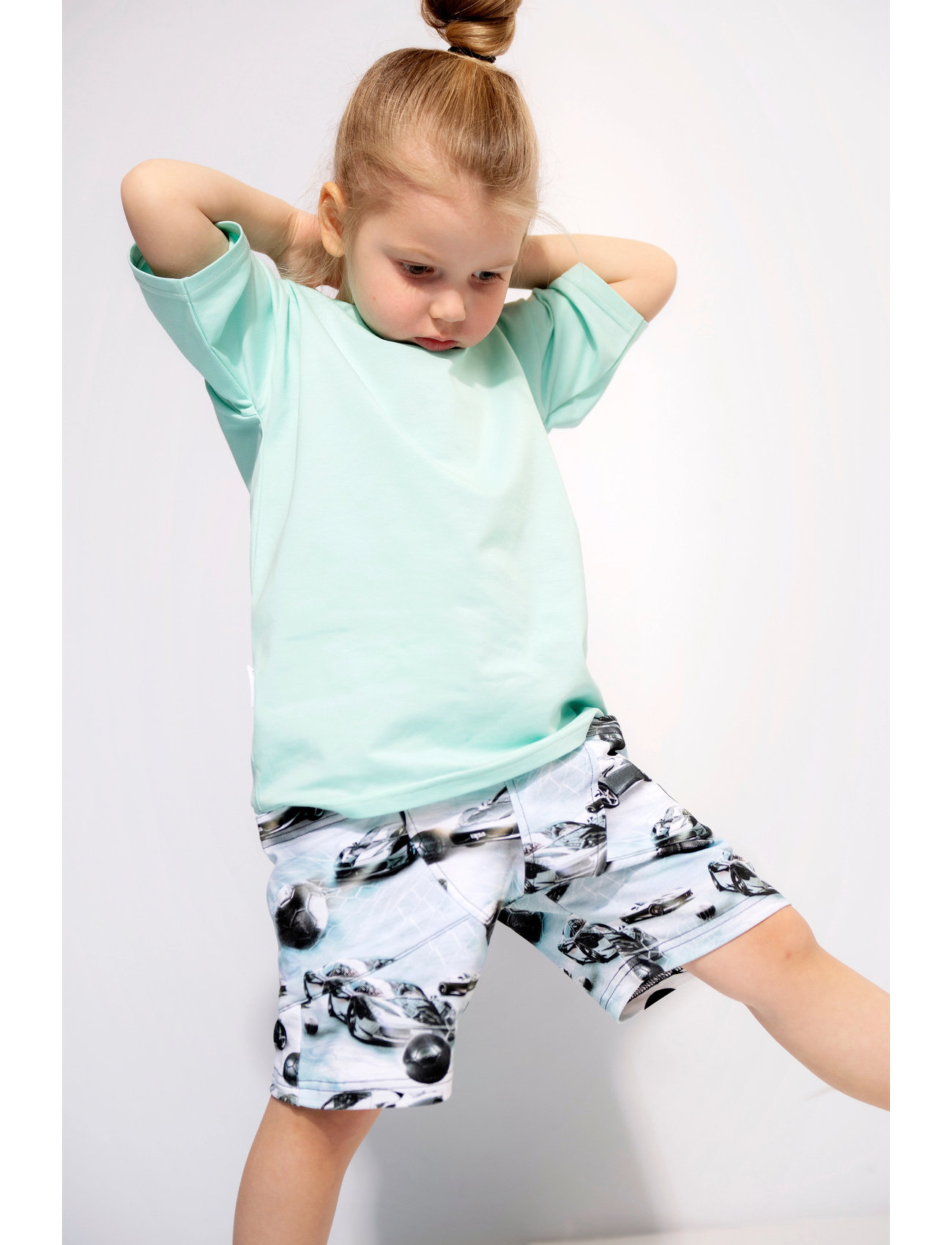 Gugguu Unisex Long T-Shirt, 98, Blue, T-Shirts > Kortærmede, Børn
