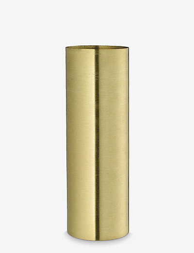 Cylinder vase - vaser - matt brass