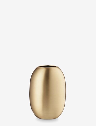 Oval vase - vaser - matt brass