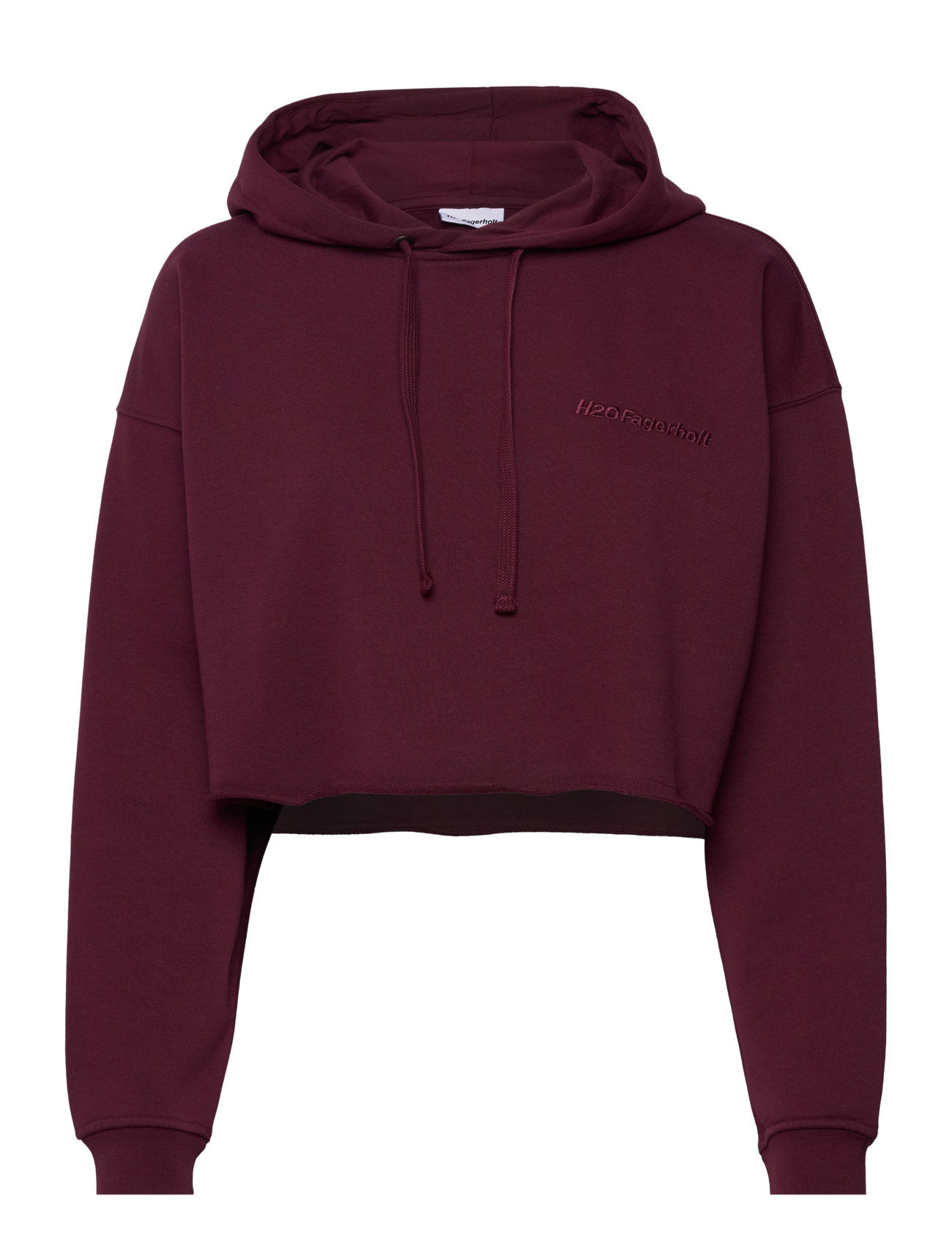 H2O Fagerholt Pro Cropped Sweat Hoodie Burgundy