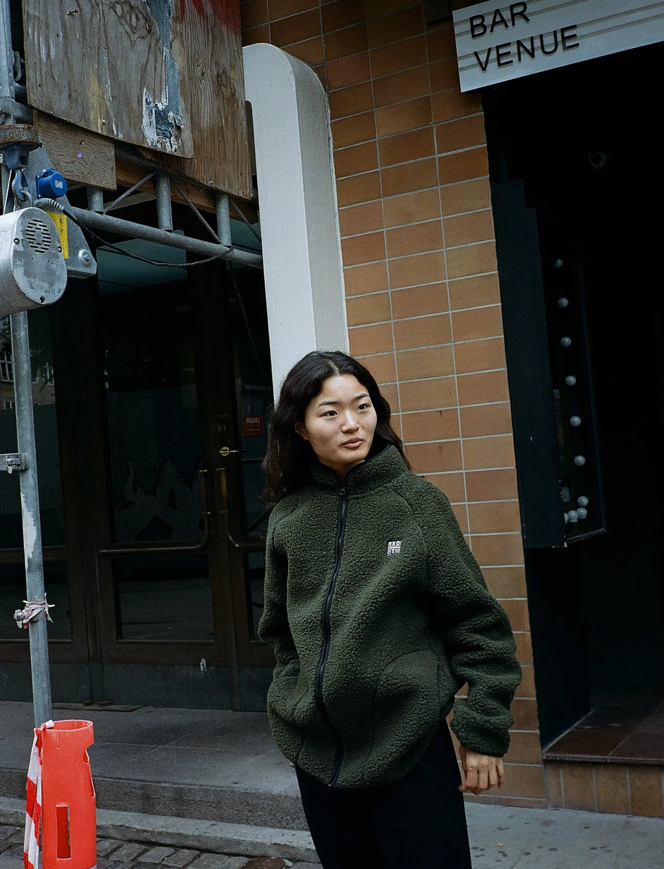 H2O Langli Pile Jacket, XL, Khaki green, Sweatshirts & Hættetrøjer > Fleeces & Midlayers, Herre
