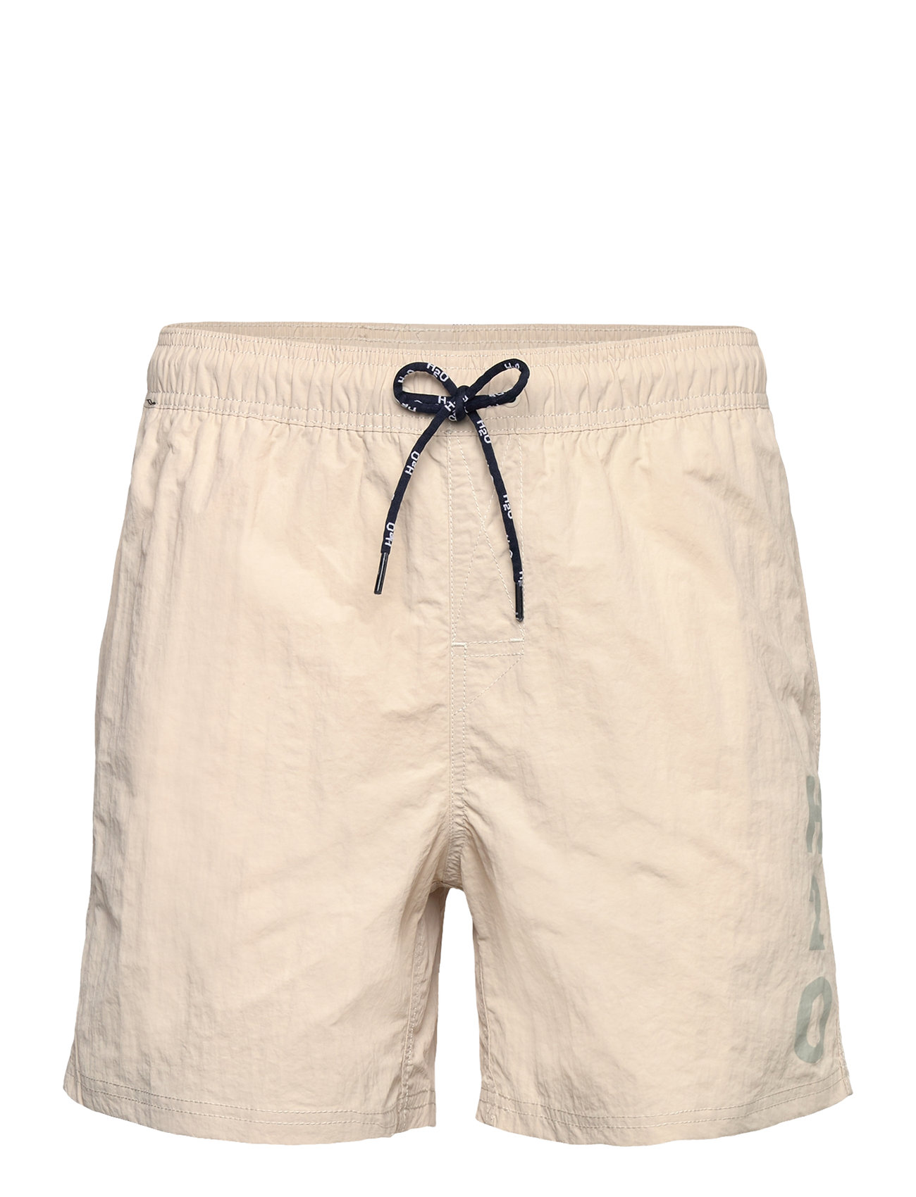 Leisure Logo Swim Shorts Badeshorts Beige H2O