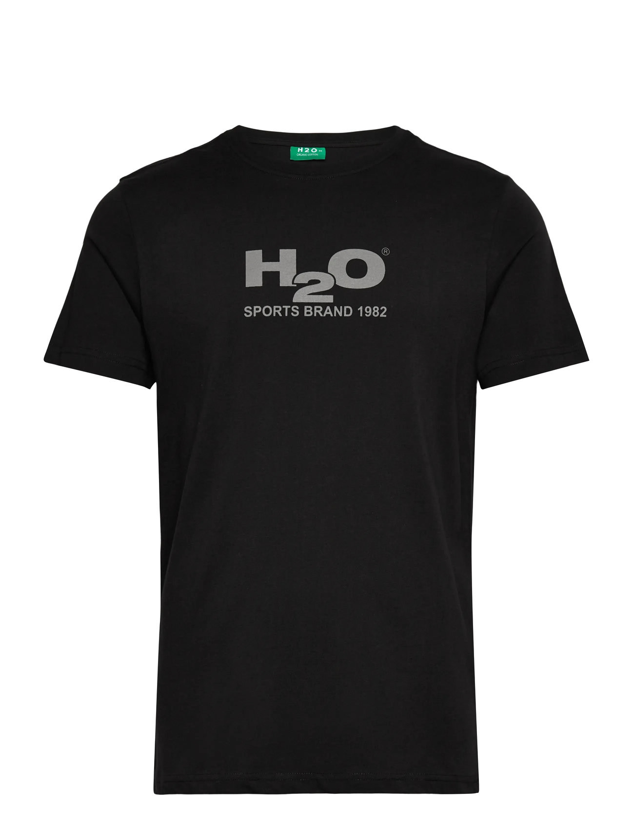 H2O Logo Tee Schwarz - S - Herren