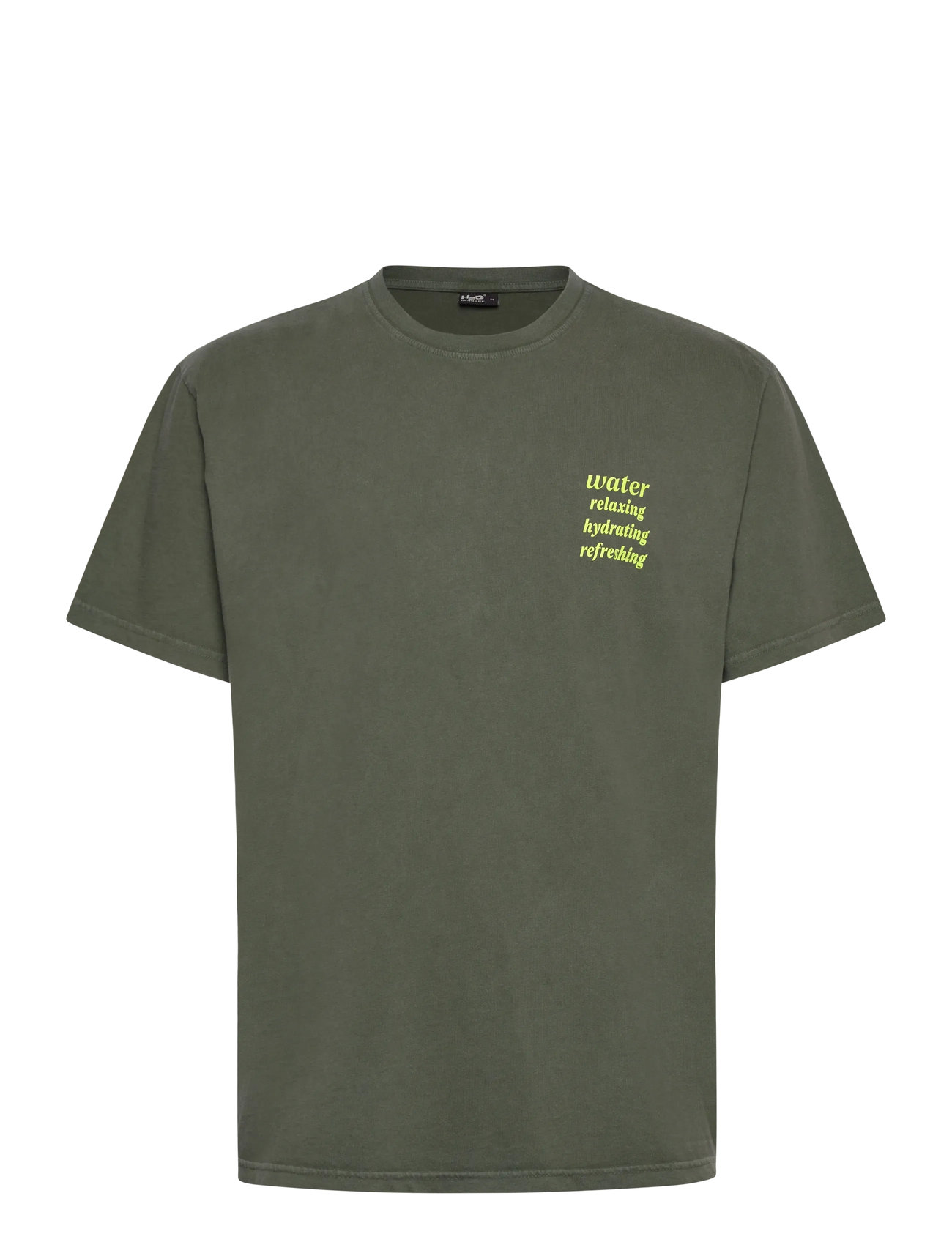 H2O Kap Dan Tee Print Khaki - M - Herren