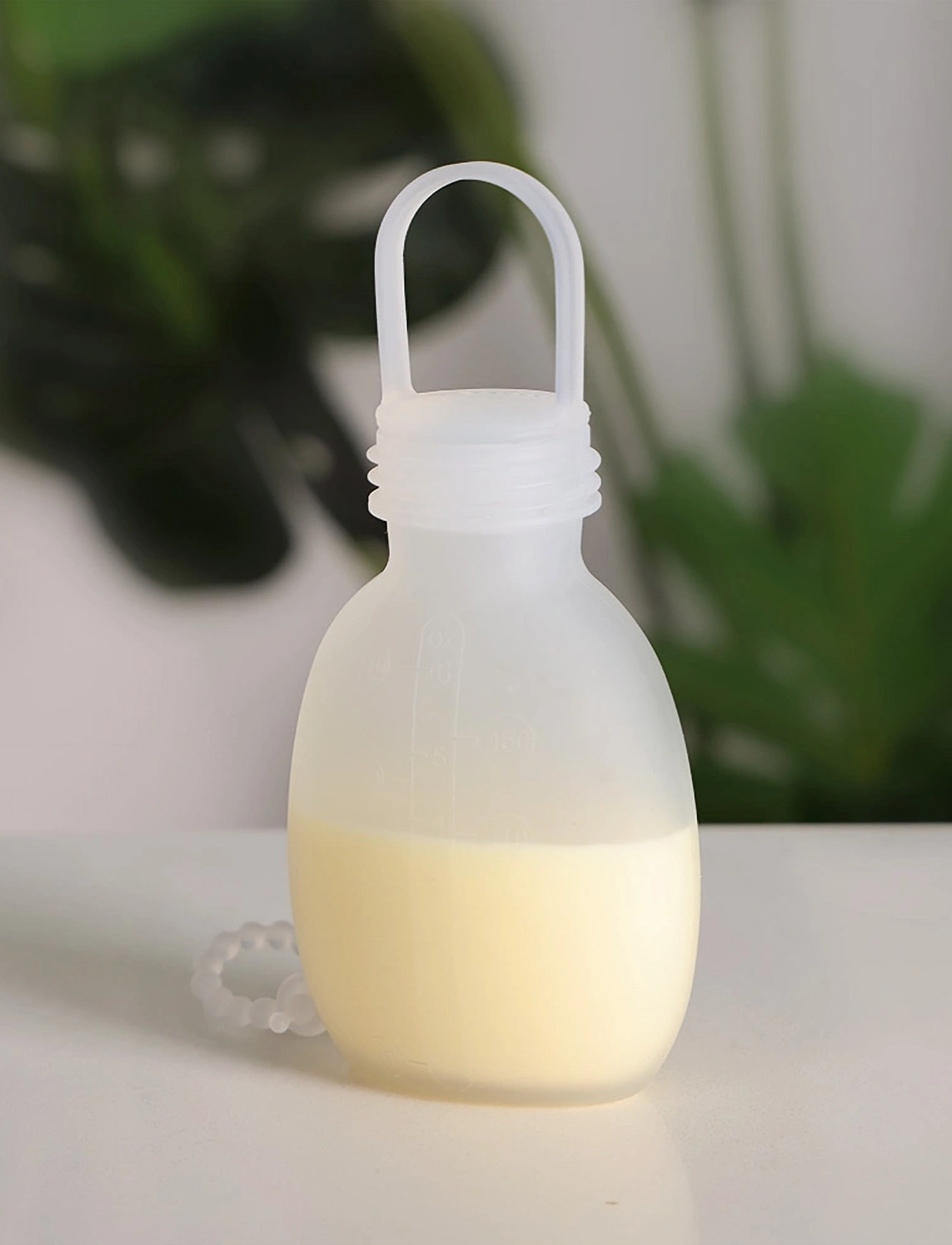 Haakaa Haakaa Gen.3 Silicone Pouch & Feeding Tube Set, One Size, White, Babyflasker Og Tilbehør > Tilbehør, Børn