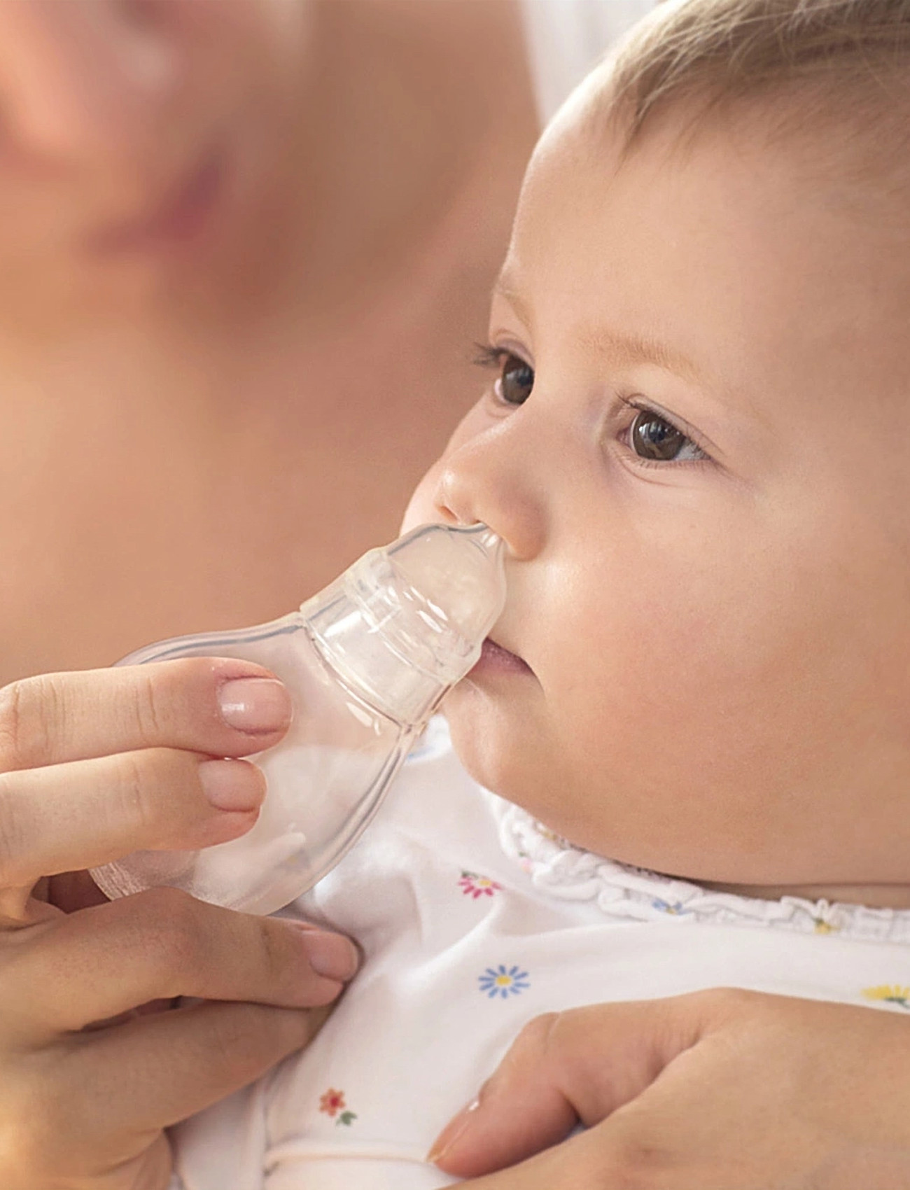 Haakaa Haakaa Easy-Squeezy Silicone Bulb Syringe - 2 Tips, One Size, White, Pleje Og Hygiejne > Babypleje Accessories, Børn