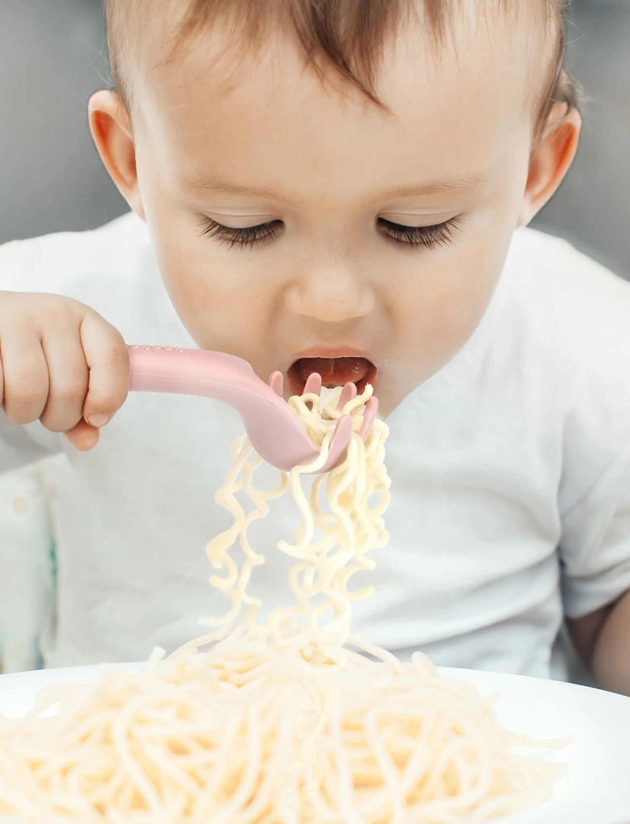 Haakaa Haakaa Silikone Ske Sæt - Blush, One Size, Pink, Baby Feeding > Baby Dinner Sæt, Børn