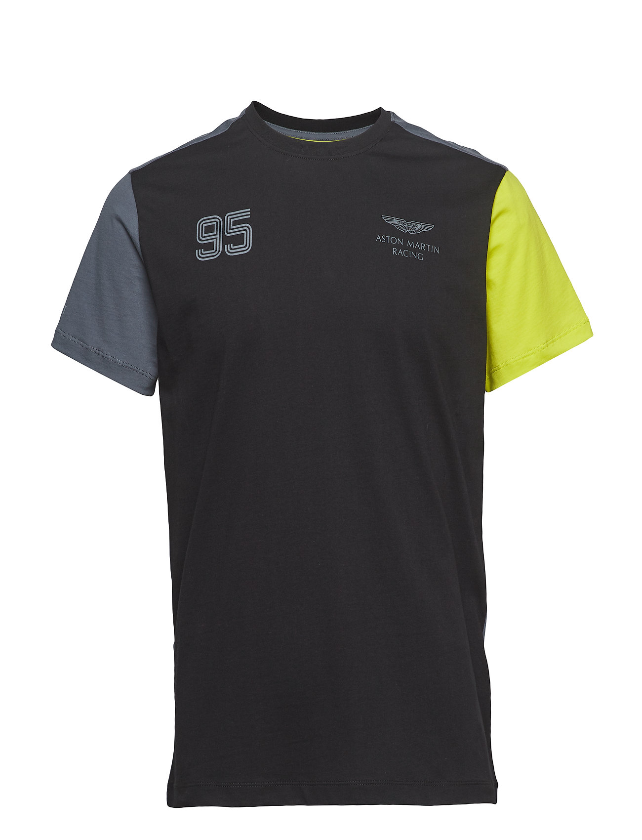 Amr Multi Tee T Shirts Short Sleeved Zwart Hackett hackett kopen in de aanbieding