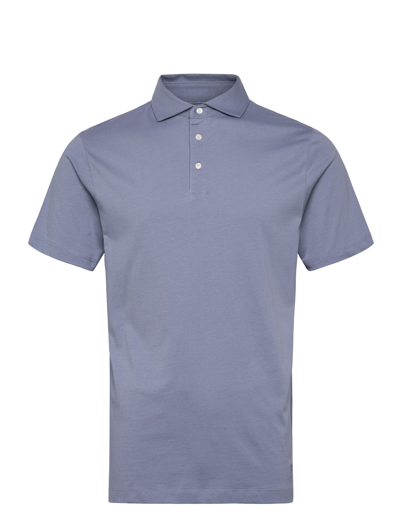 Hackett London Pima Cotton Polo, M, Blue, Poloer > Kortærmede, Herre