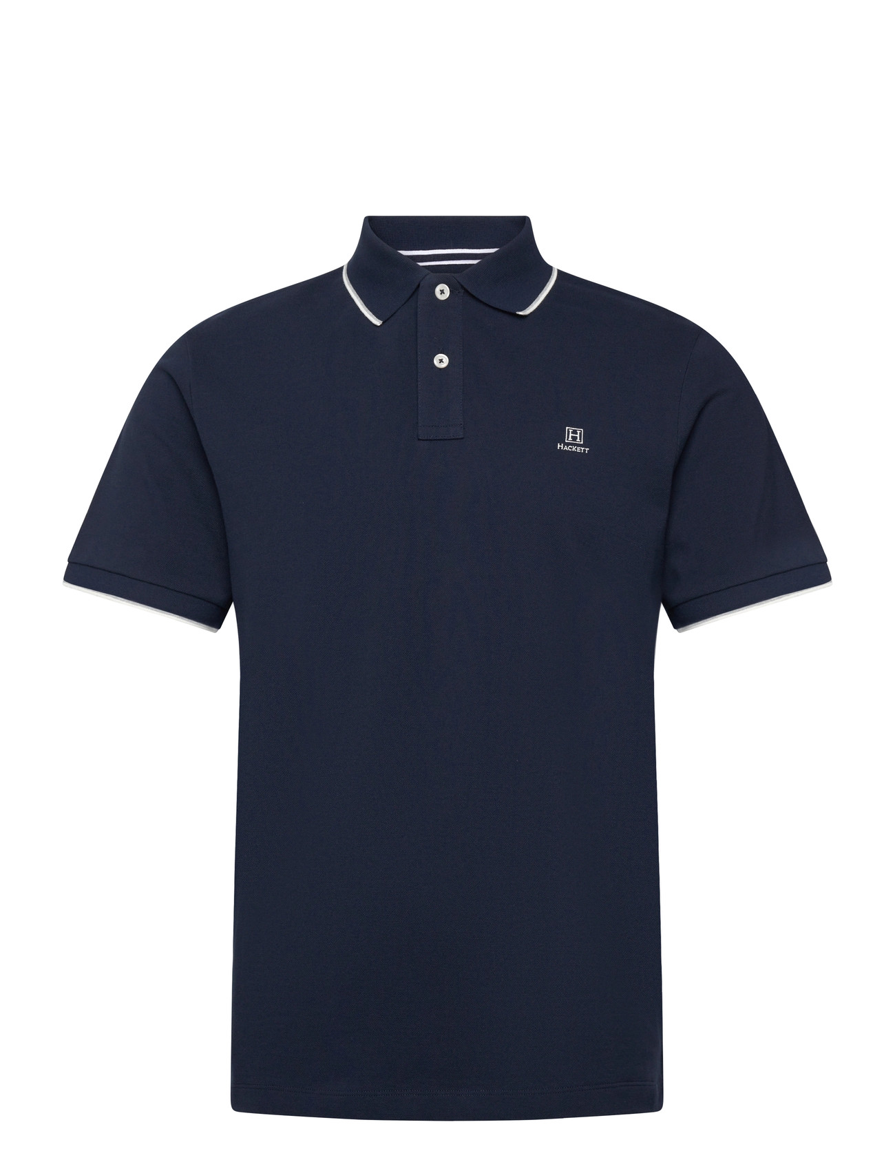 Hackett London Heritage H Tipped Polo, XXL, Navy, Poloer > Kortærmede, Herre