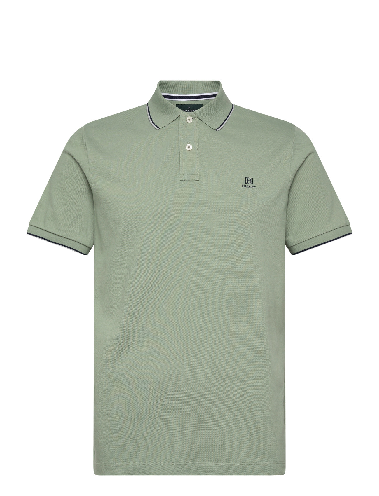 Hackett London Heritage H Tipped Polo, XXL, Green, Poloer > Kortærmede, Herre