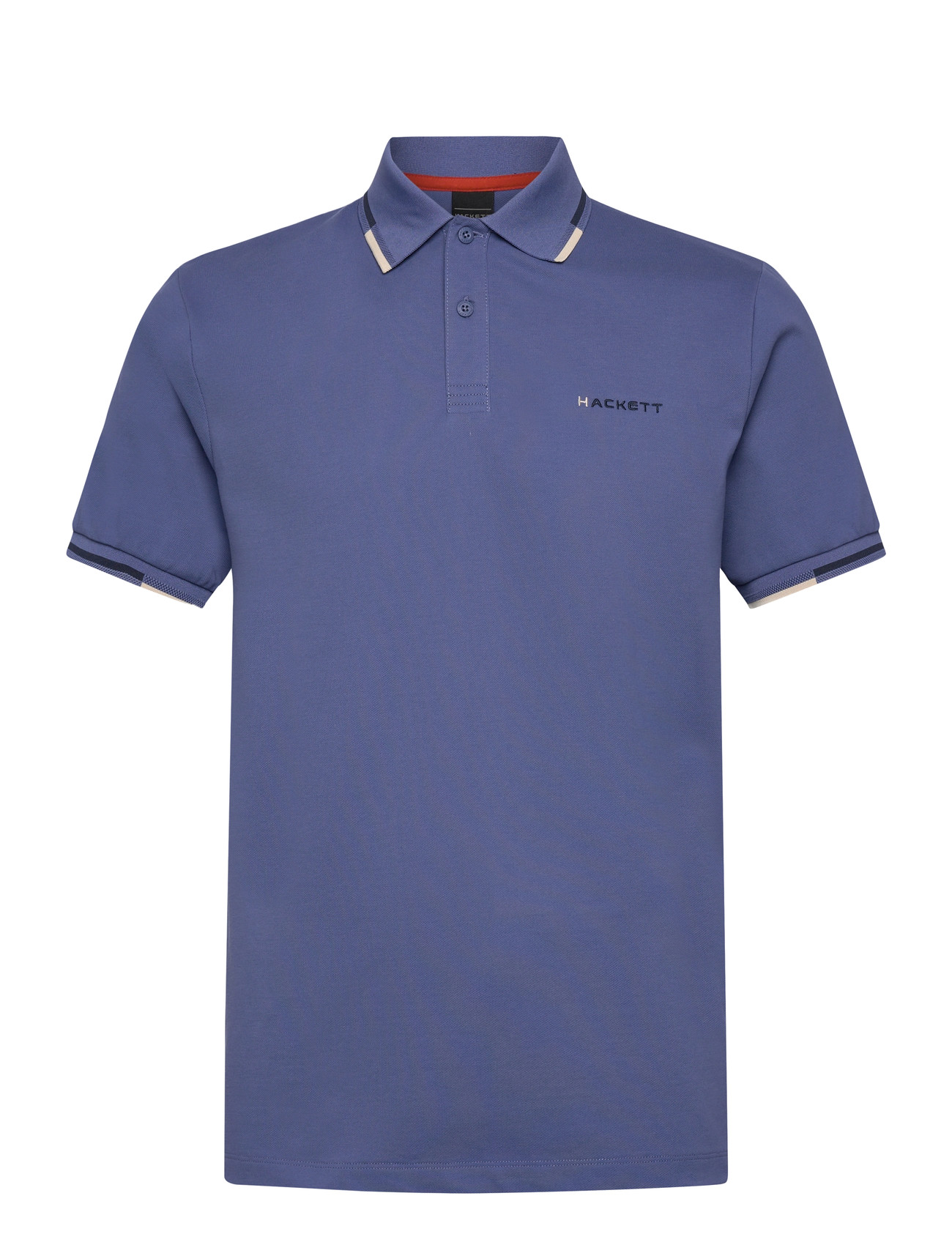 Hackett London Hs Coast Tipped Polo, XXL, Blue, Poloer > Kortærmede, Herre