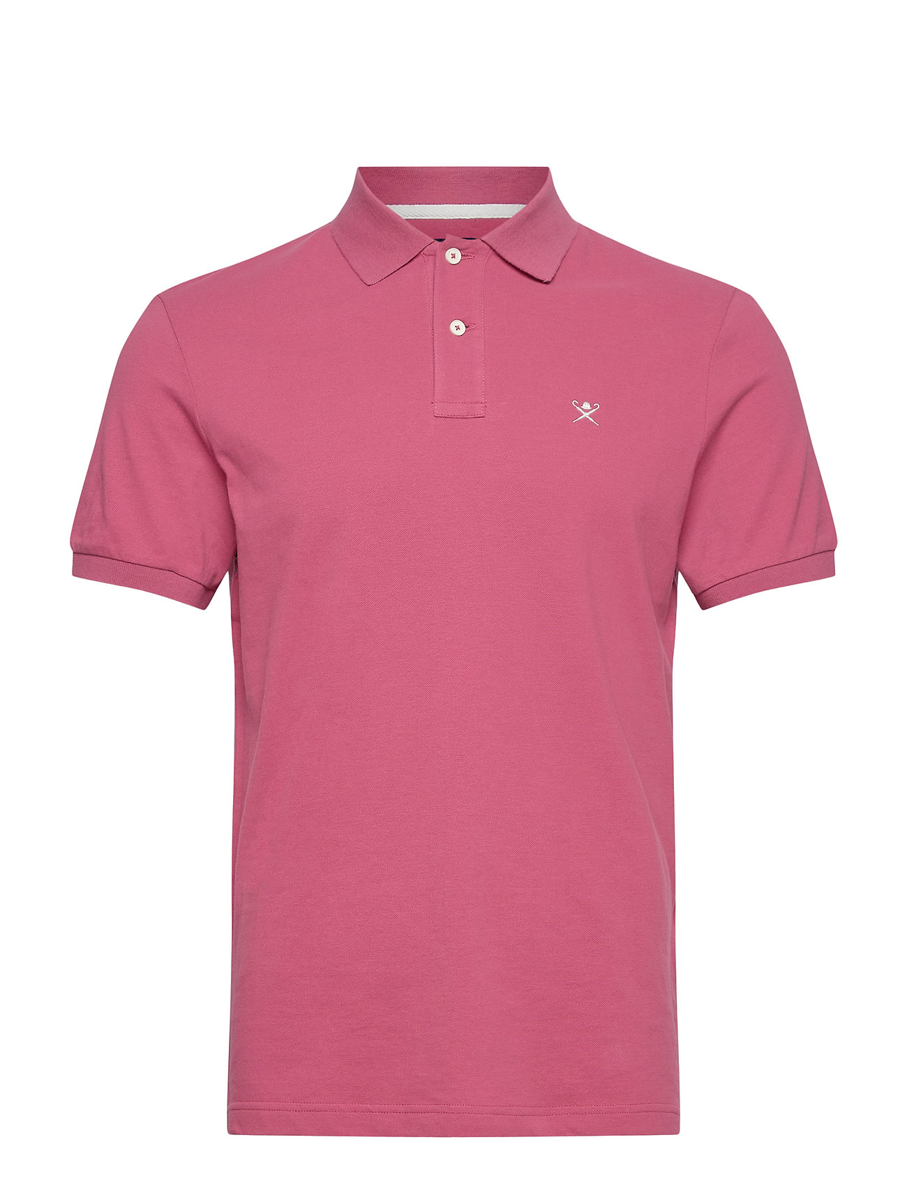 Slim Fit Logo Polos Short-sleeved Vaaleanpunainen Hackett London