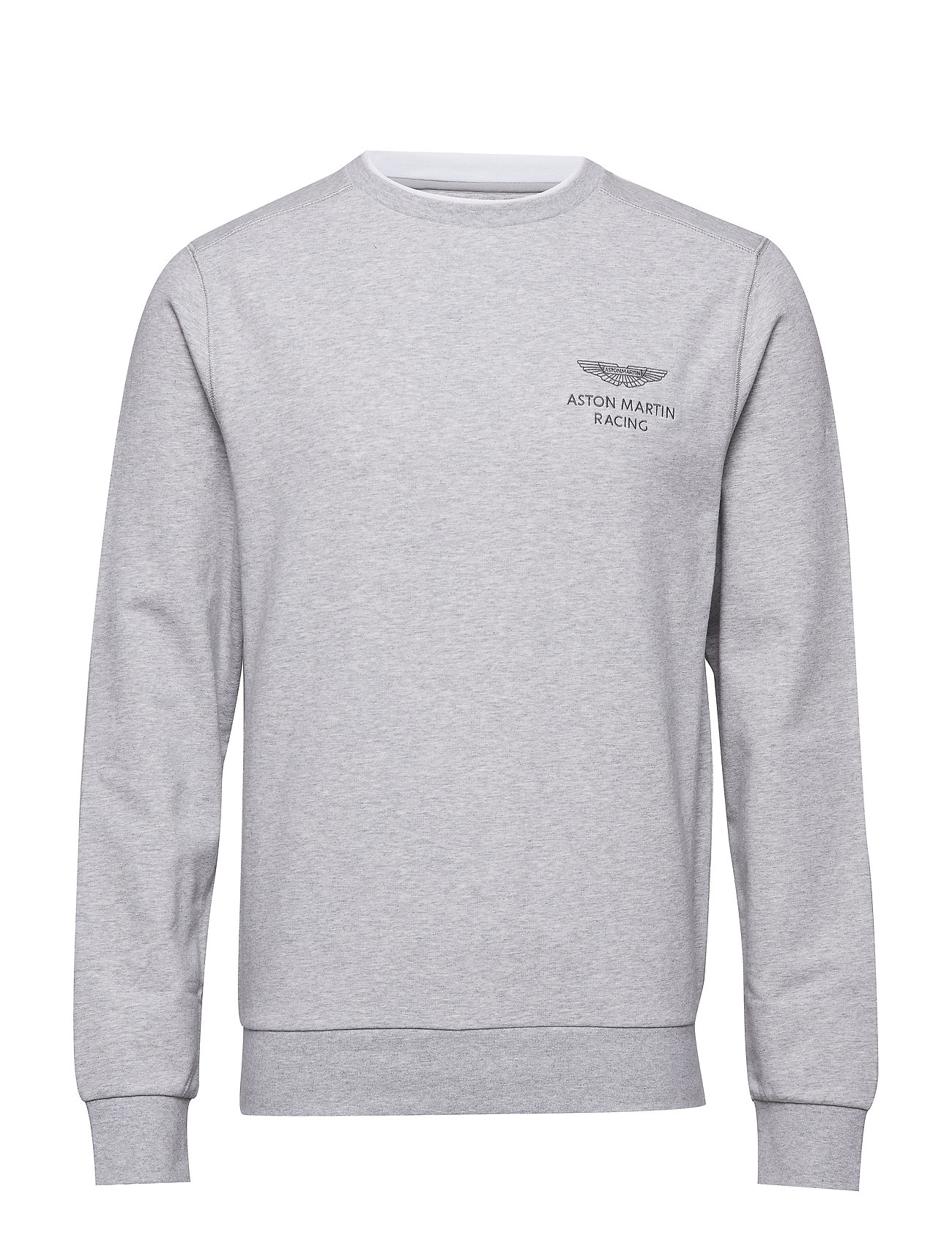 Amr Clasc Crew Trui Met Lange Mouwen Grijs Hackett hackett kopen in de aanbieding