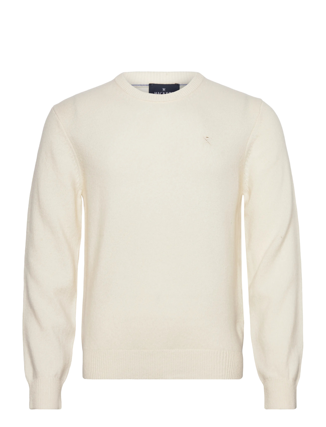 HACKETT LONDON Lammwolle Crew Cream - XXL - Herren