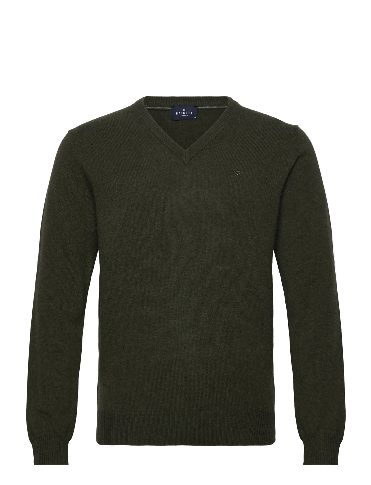HACKETT LONDON Lammwolle V Neck Khaki - S - Herren