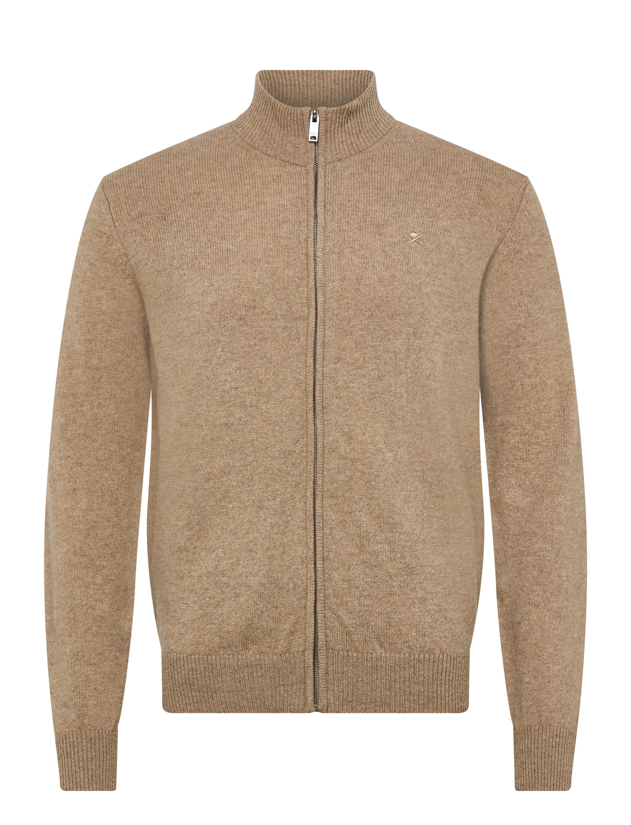HACKETT LONDON Lammwolle Fzip Beige - XXL - Herren