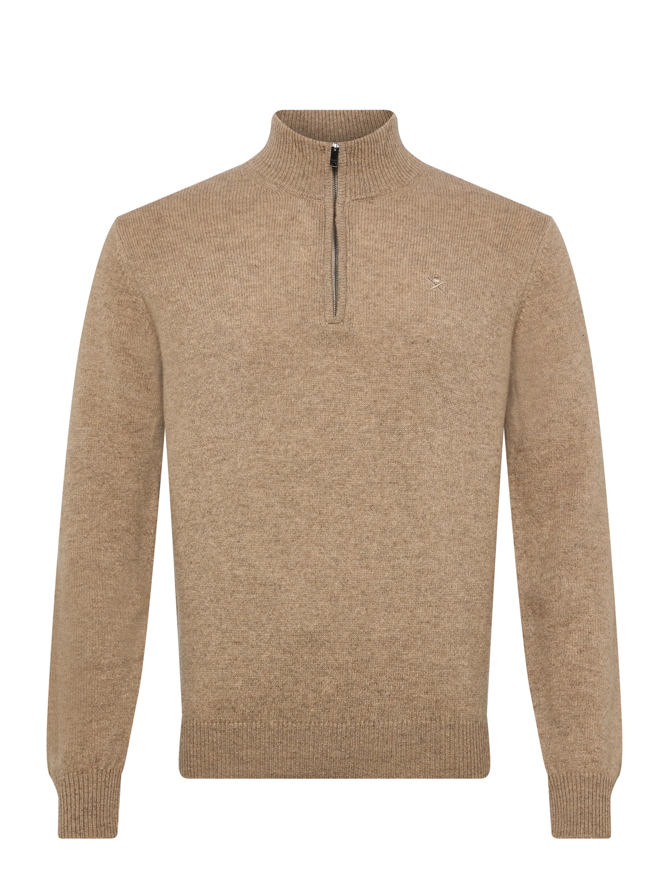 HACKETT LONDON Lammwolle Hzip Beige - XXL - Herren