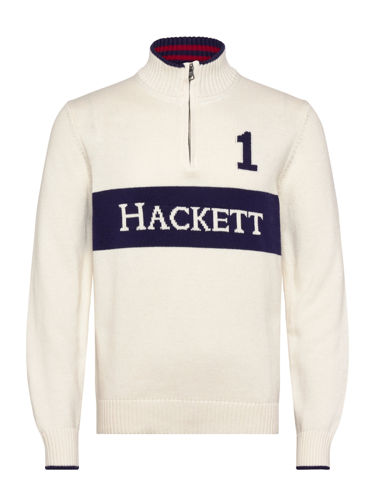 Hackett Heritage Large H Crew Maglia di Tuta, Blu (Navy), M Uomo