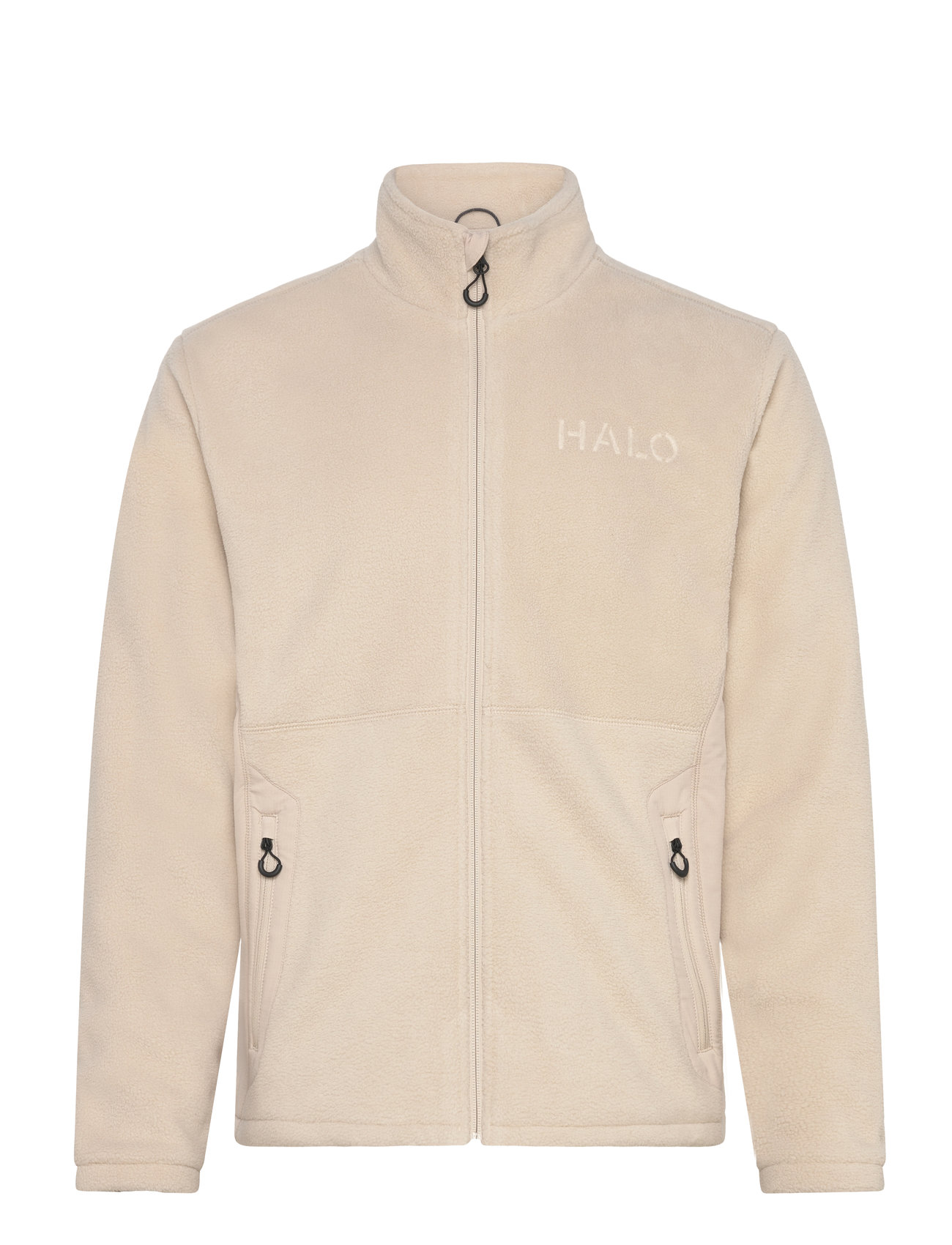 Halo Atw Teddy Fleece Jacket Sport Sweatshirts & Hoodies Fleeces & Midlayers Cream HALO