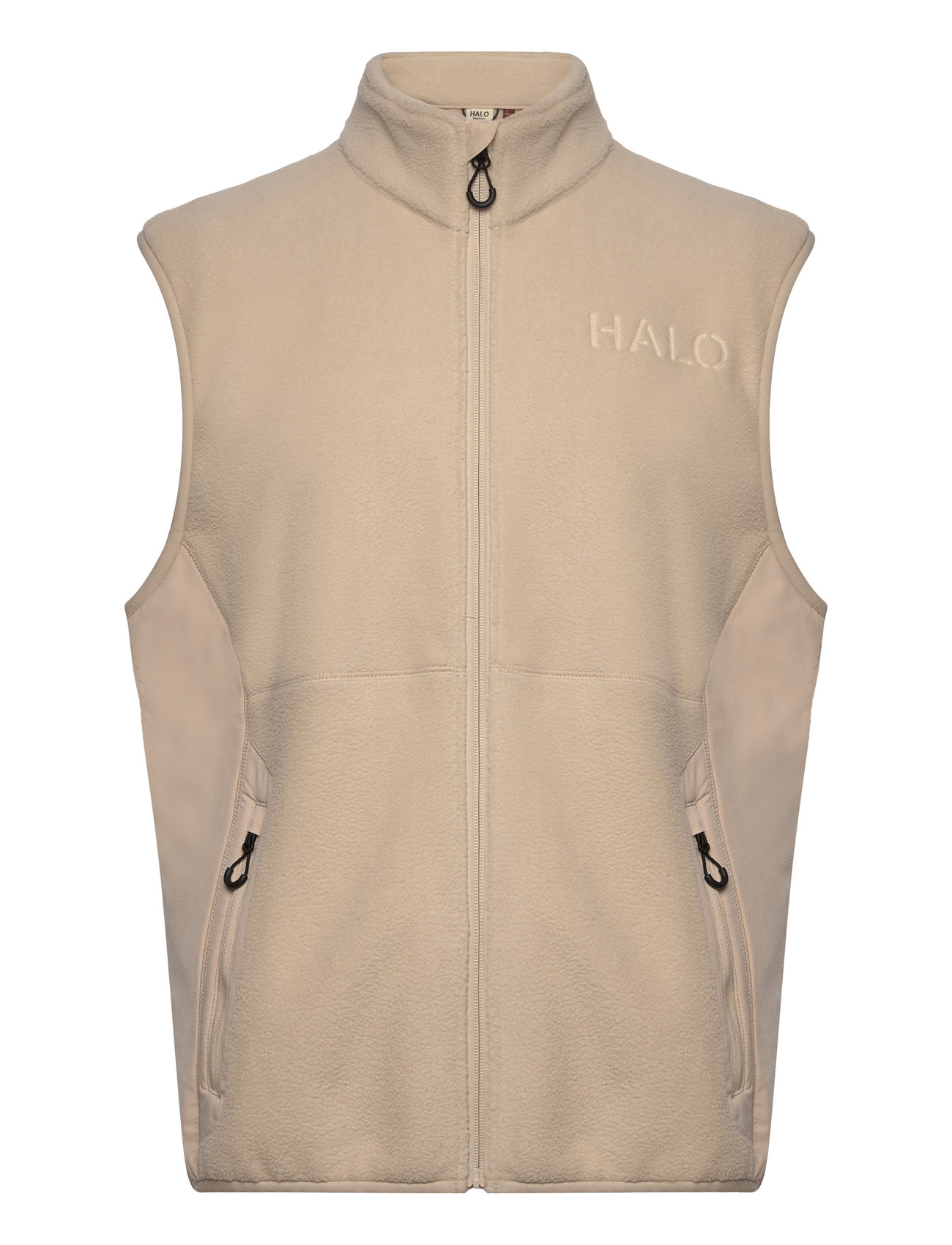 Halo Atw Teddy Fleece Vest Sport Sweatshirts & Hoodies Fleeces & Midlayers Cream HALO