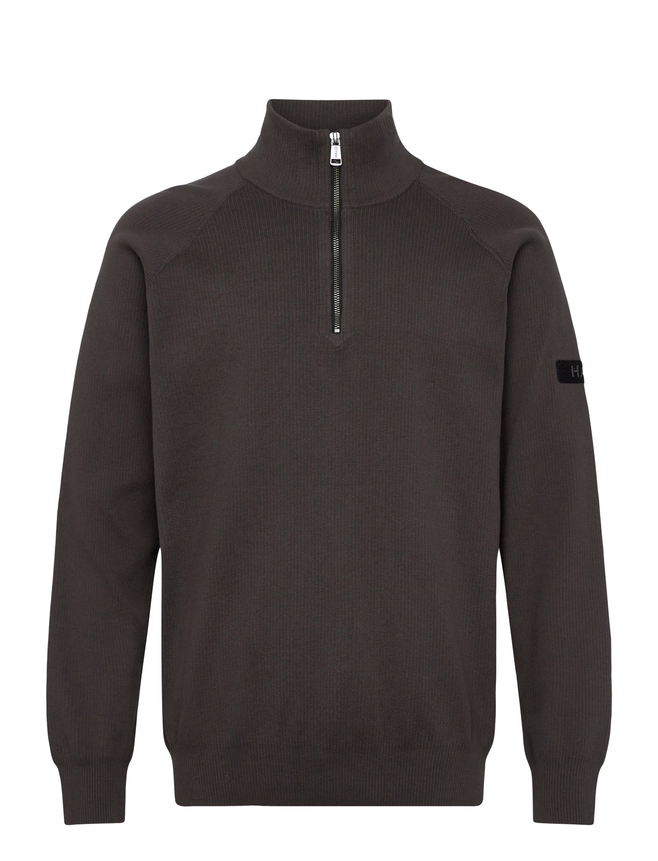 HALO Halo Infantry Half Zip, S, Brown, Strik > Trøjer Med Halv Lynlås, Herre