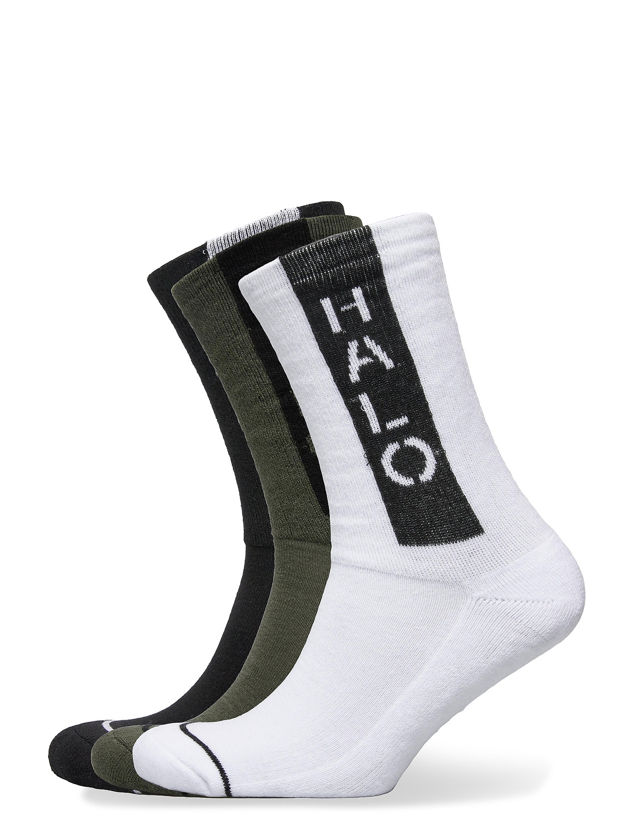 Halo Logo Socks 3-Pack Underwear Socks Regular Socks Monivärinen/Kuvioitu HALO
