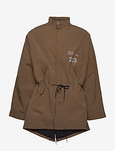 HALO Military Nylon Parka - winter jackets - brown