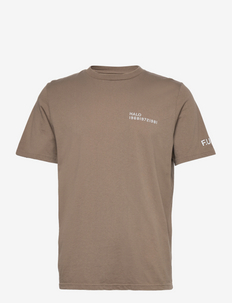 HALO COTTON TEE - koszulki i t-shirty - major brown