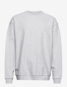 HALO REVERSE WEAVE CREW - sporta džemperi un džemperi ar kapuci - grey melange