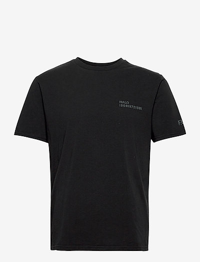 HALO COTTON TEE - kortærmede t-shirts - black