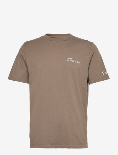 HALO Cotton Tee - oberteile & t-shirts - major brown