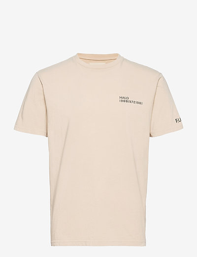 HALO COTTON TEE - koszulki i t-shirty - pumice stone