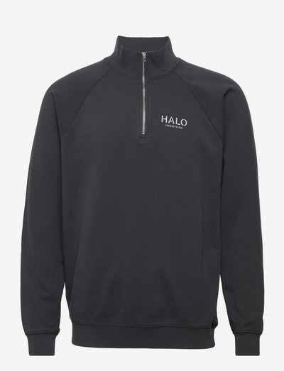 HALO COTTON HALFZIP - apģērbs - black