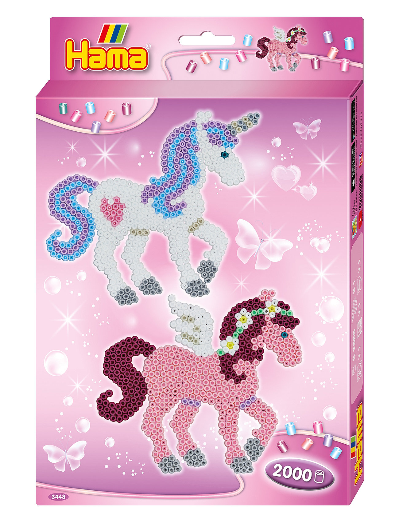 Hama Midi Hanging Box Fantasy Horses 2.000 Pcs Toys Creativity Drawing & Crafts Craft Pearls Multi/patterned Hama